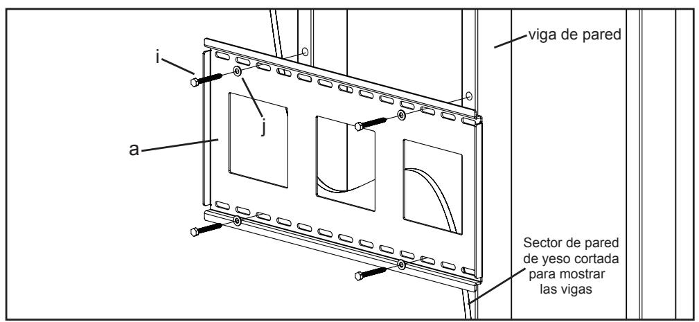SANUS VISIONMOUNT FLAT PANEL WALL MOUNT-VMDD26 - Paso 4: Conexión del brazo al televisor (segunda parte) - 2