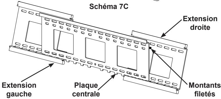 SANUS VISIONMOUNT FLAT PANEL WALL MOUNT-VMPL3 - Étape 7: configuration de la plaque murale - 3
