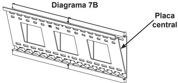 SANUS VISIONMOUNT FLAT PANEL WALL MOUNT-VMPL3 - Paso 5: Acoplamento de los soportes de monitor de perfil bajo a un telesor con la parte trasera curva o con una obstruccionerca del inserto roscado - 4
