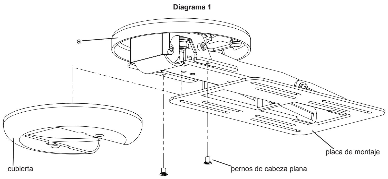 SANUS VISIONMOUNT UNDER CABINET MOUNT-VMUC1 - Paso 1: Retirada de la cubierta - 1