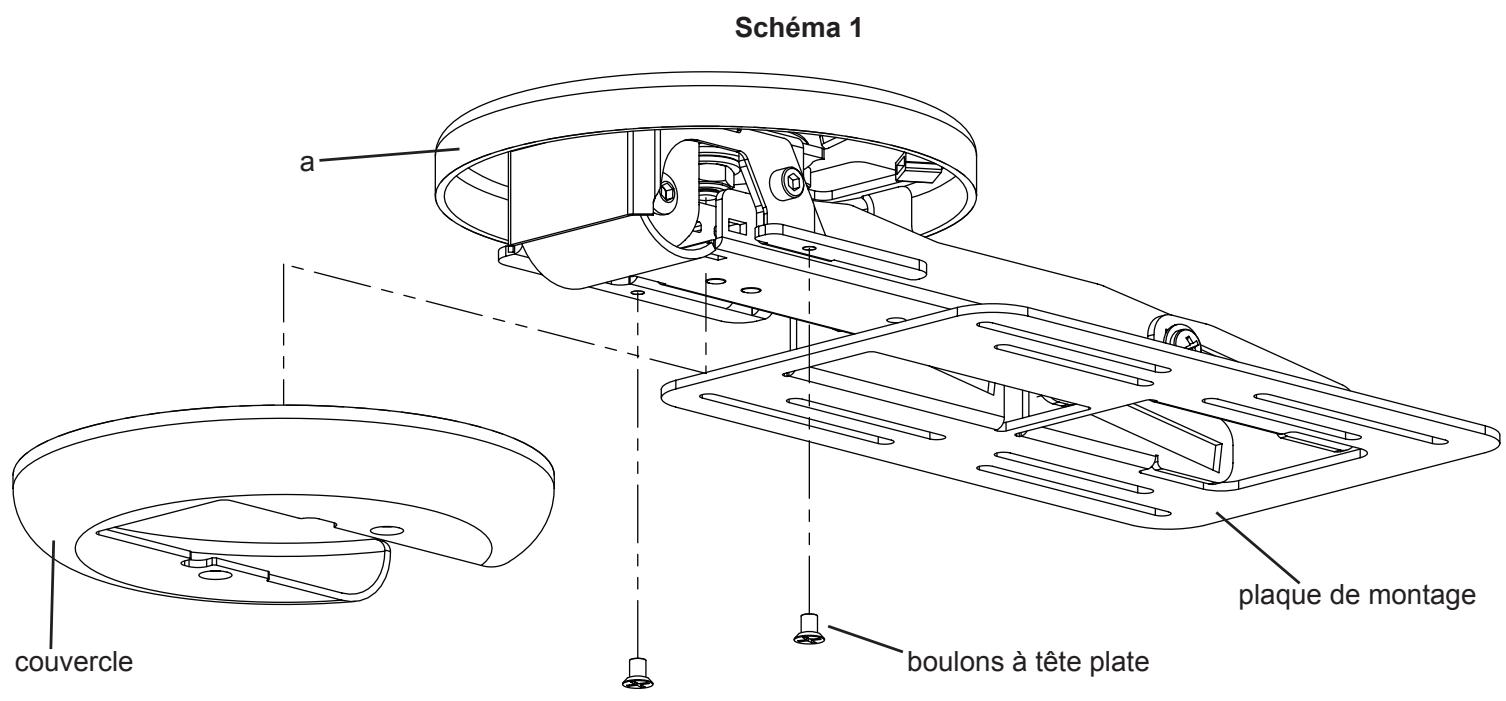SANUS VISIONMOUNT UNDER CABINET MOUNT-VMUC1 - Étape 1: Retrait du couvercle - 1
