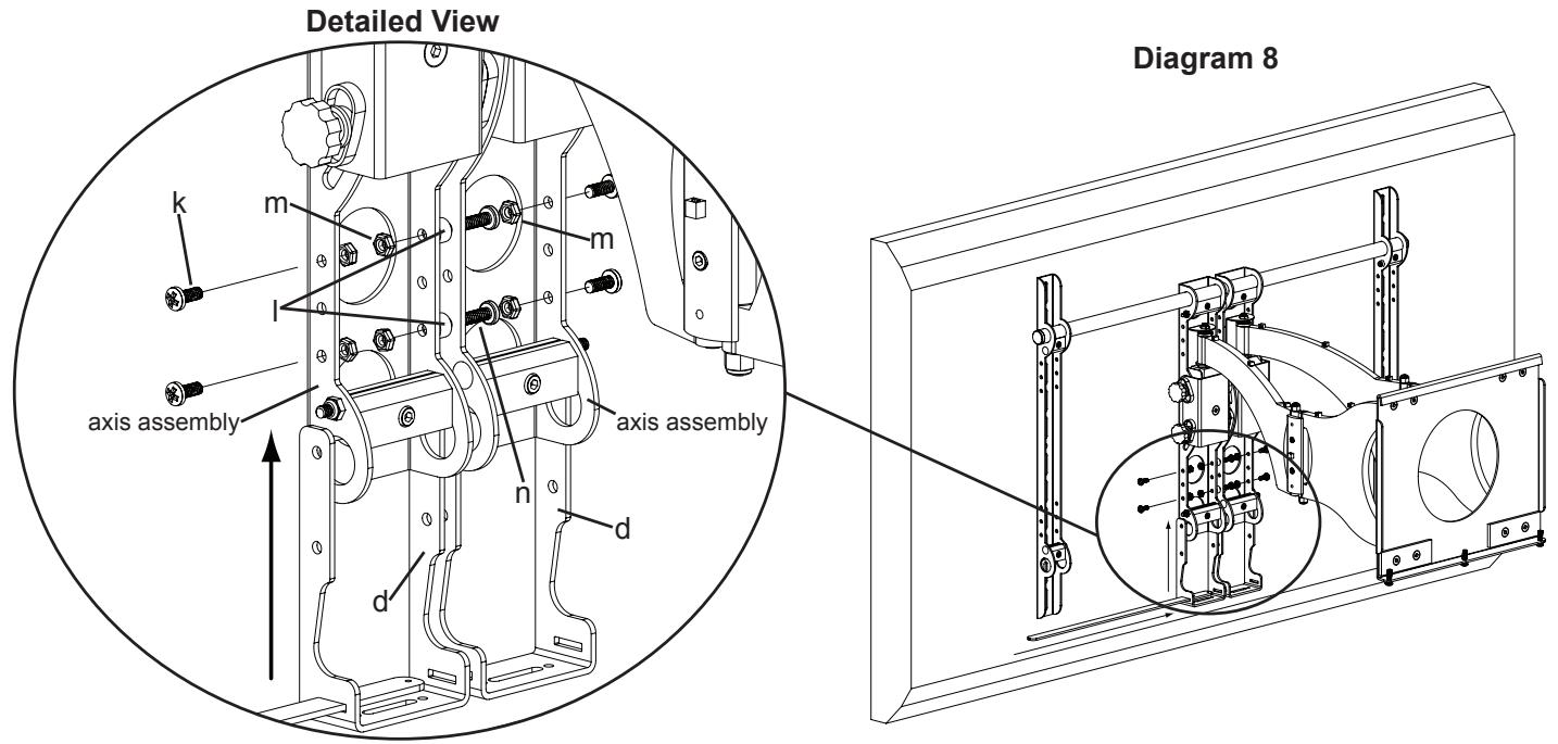 SANUS VMCC1 - Step 8: Add Axis Brackets - 1