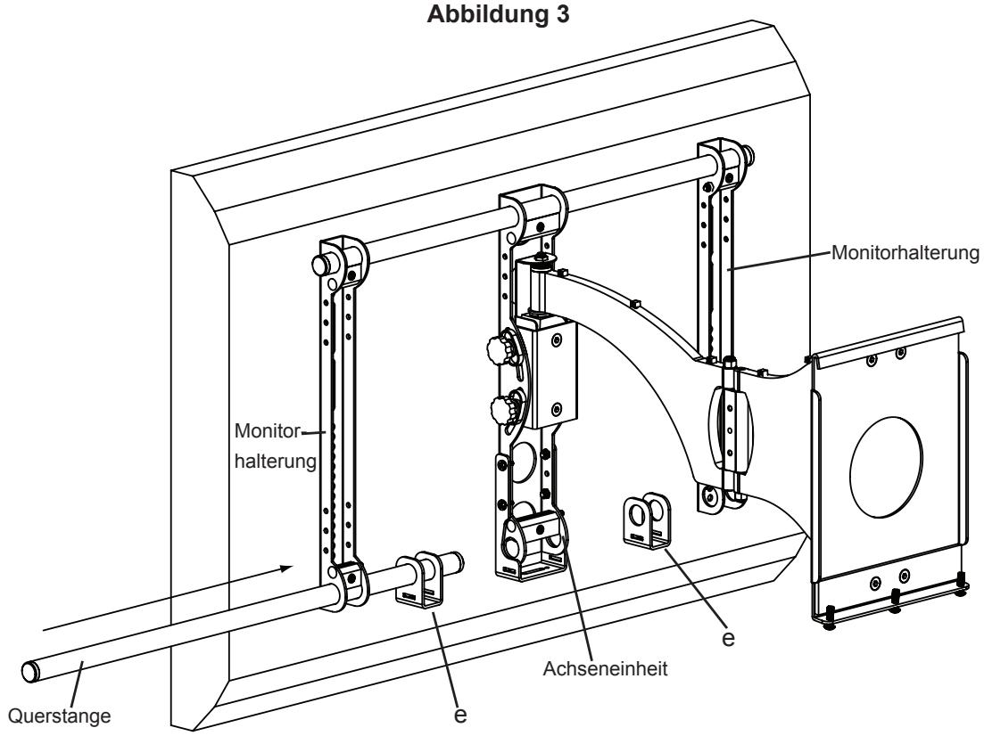 SANUS VMCC1 - Schnitt 3: Anbringen der Stangenhalterungen - 1