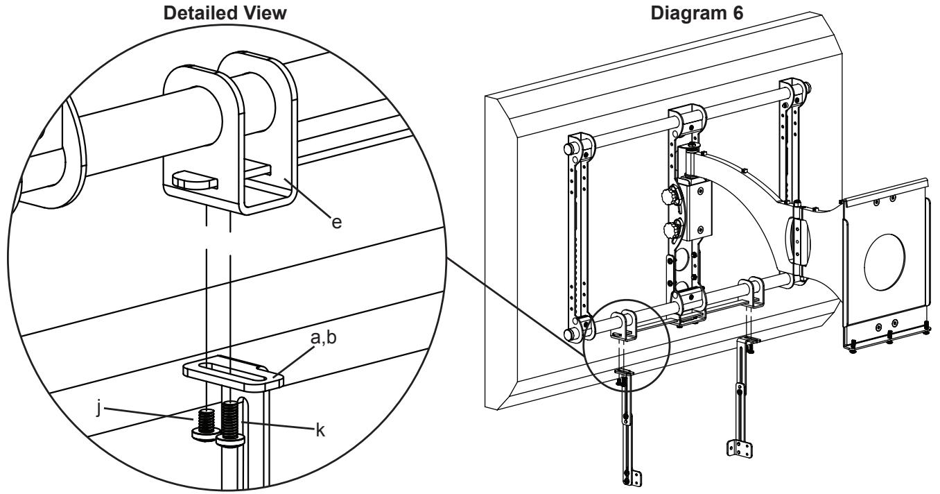 SANUS VMCC1 - Step 6: Add Speaker Attachments to assembly - 1