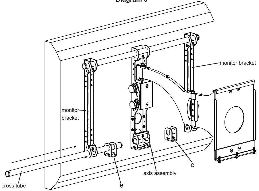 SANUS VMCC1 - Step 3: Add Bar Brackets - 1