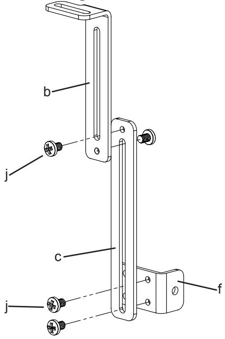 SANUS VMCC1 - Schnitt 5: Konfiguration der Laufsprecherhalterungen - 2