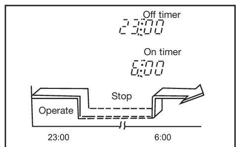 DAITSU ASD 18U - COMBINED TIMER (Setting both ON and OFF timers simultaneously) - 1
