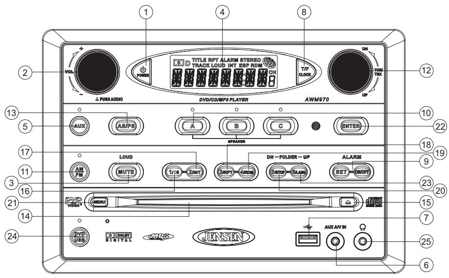 JENSEN VOYAGER AWM970 - Information sur la reproduction du CD - 2