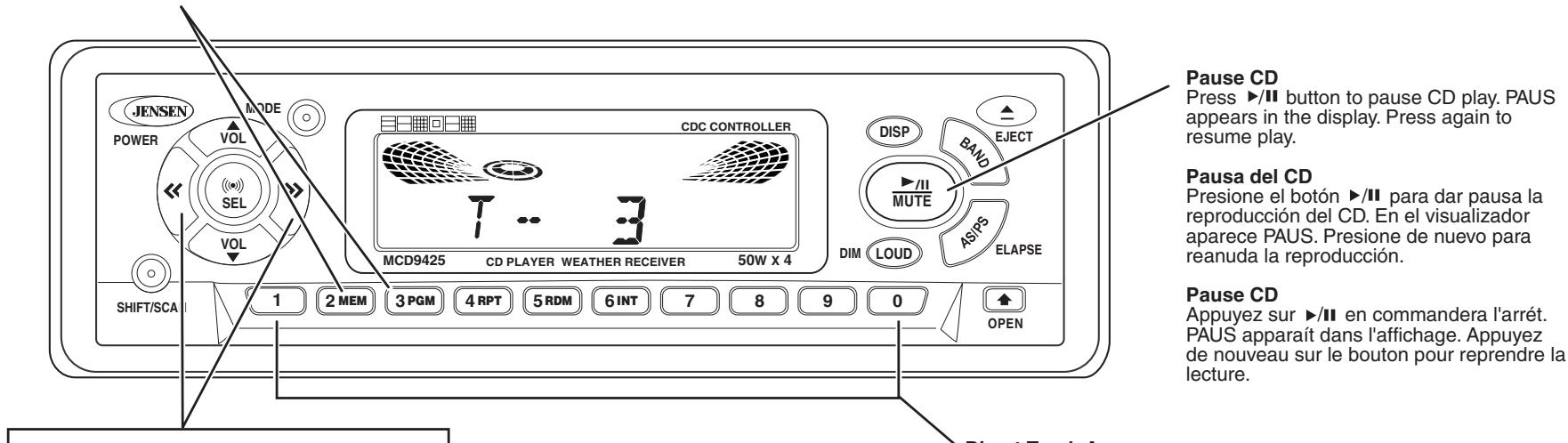 JENSEN VOYAGER MCD9425 - PROGRAM MODE - 1