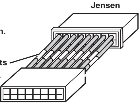 JENSEN VOYAGER MCD9425 - Connect Wires / Conecte los cables / Raccordement des fils - 2