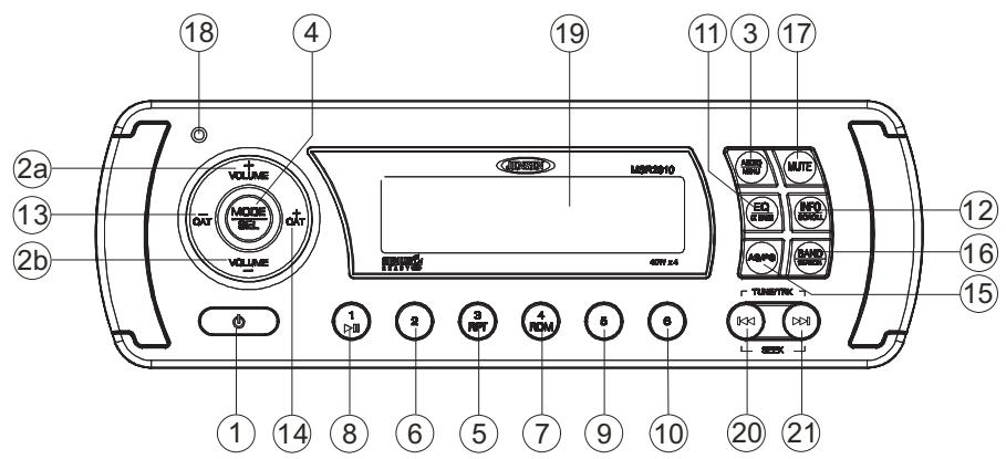 JENSEN VOYAGER MSR2010 - Turning the iPod On/Off - 2