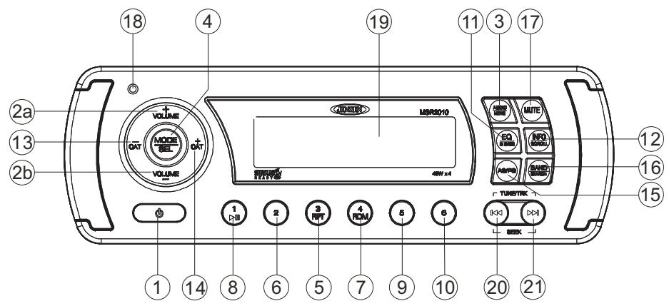JENSEN VOYAGER MSR2010 - OPERACION DE RADIO SIRIUS - 1