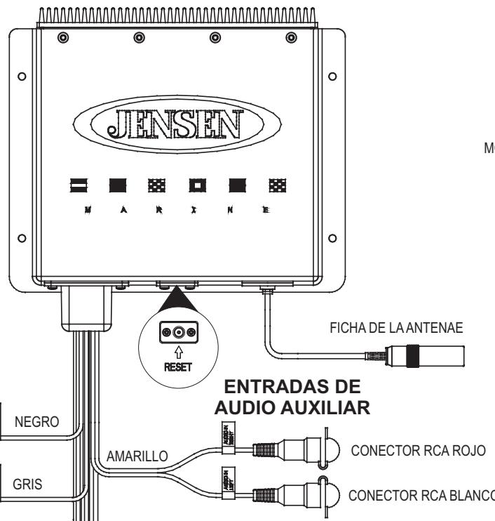 JENSEN VOYAGER MSR2107 - CABLEADO - 2