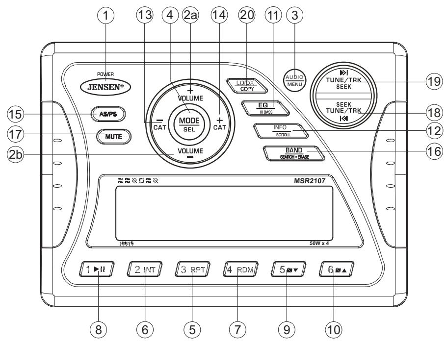 JENSEN VOYAGER MSR2107 - OPERACION DE USB O FLASH MP3/WMA - 1