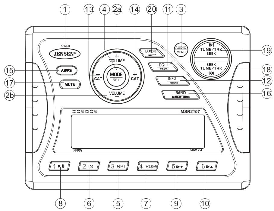 JENSEN VOYAGER MSR2107 - Mode de recherche - 1