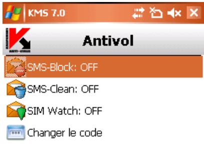 KASPERSKY LAB MOBILE SECURITY 7.0 - Le module antivol - 1