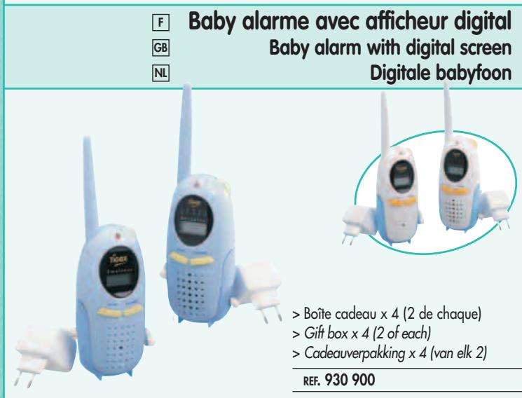 TIGEX TIGEX BIEN-ETRE - Baby alarmes et vidéo - 6