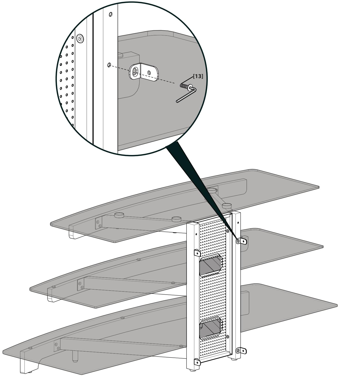 SANUS SYSTEMS BFAV550 - Supplied Parts and Hardware. - 19