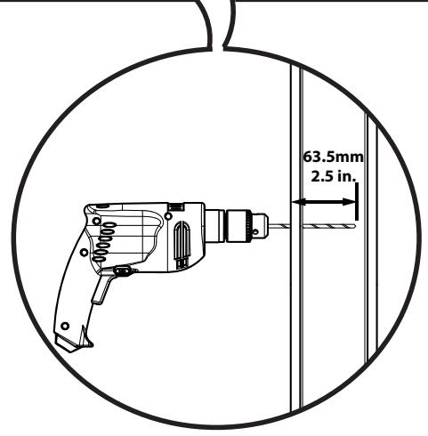 SANUS SYSTEMS ELM701 - Attach Wall Plate [02] and Anti-tip Strap [01] to Wood Stud Wall - 6