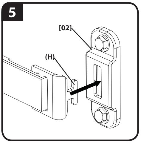 SANUS SYSTEMS ELM701 - Attach Wall Plate [02] and Anti-tip Strap [01] to Wood Stud Wall - 7