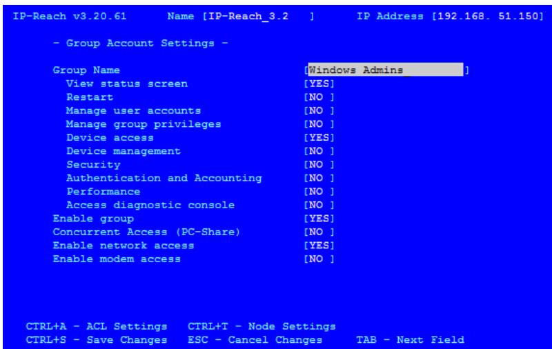 DAXTEN IP-REACH - Attribution des autorisations d'accès aux ports - 2