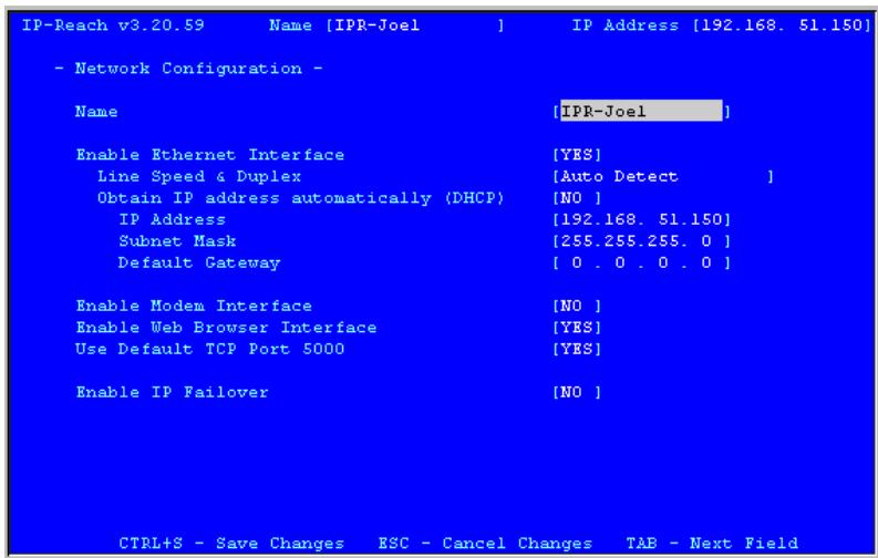 DAXTEN IP-REACH - Configuration réseau - 1