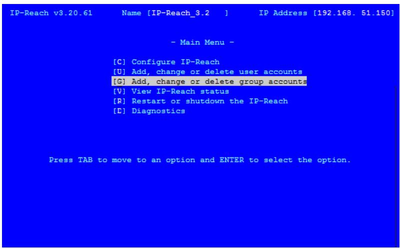 DAXTEN IP-REACH - Création ou modification de comptes groupe - 1