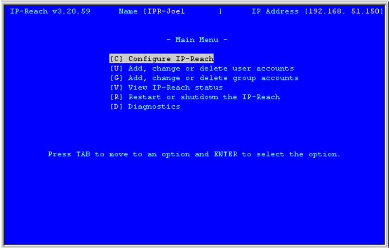 DAXTEN IP-REACH - Navigation dans les menus d'administration - 1