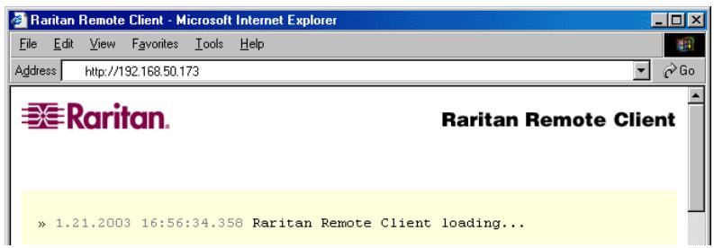 DAXTEN IP-REACH - Lancement de raritan remote client - 2