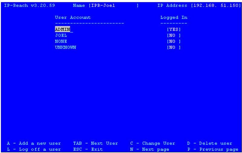 DAXTEN IP-REACH - Création ou modification de comptes utilisateur - 2