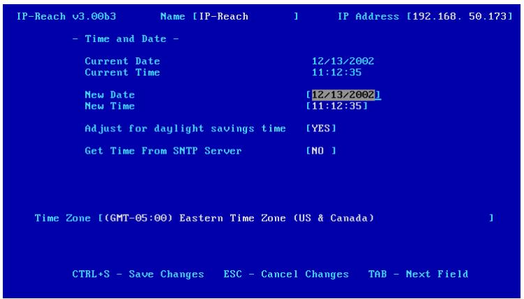 DAXTEN IP-REACH - Heure et date - 1