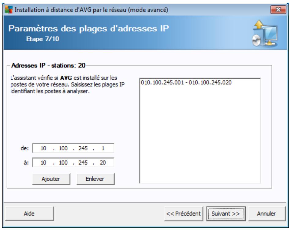 GRISOFT ANTI-VIRUS BUSINESS EDITION 2011 - Saisie d'une plage d'adresses IP - 1