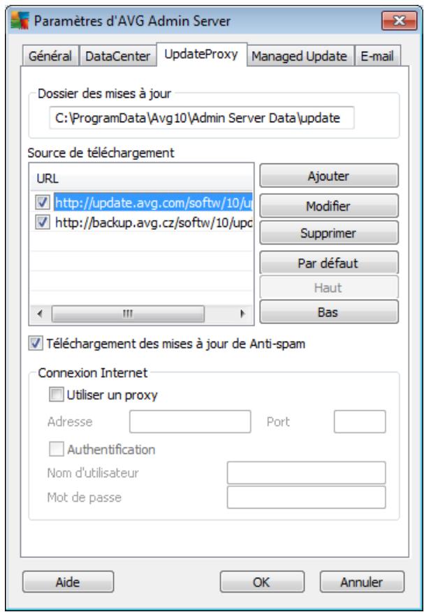 GRISOFT ANTI-VIRUS BUSINESS EDITION 2011 - Onglet updateproxy - 1