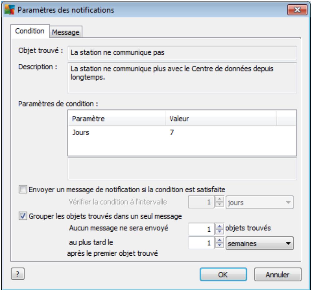 GRISOFT ANTI-VIRUS BUSINESS EDITION 2011 - Onglet condition - 1