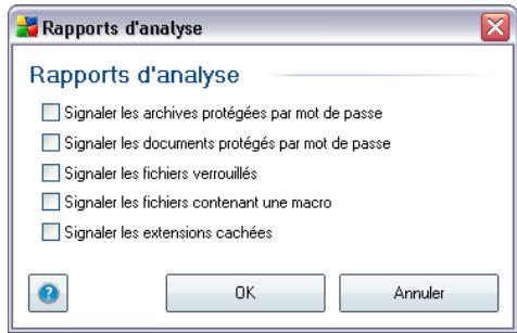 GRISOFT ANTI-VIRUS PLUS PARE-FEU 9.0 - Définir des rapports d'analyse supplémentaires... - 1