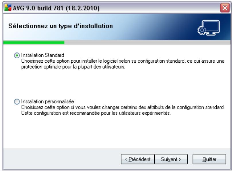 GRISOFT ANTI-VIRUS PLUS PARE-FEU 9.0 - Sélection du type d'installation - 1