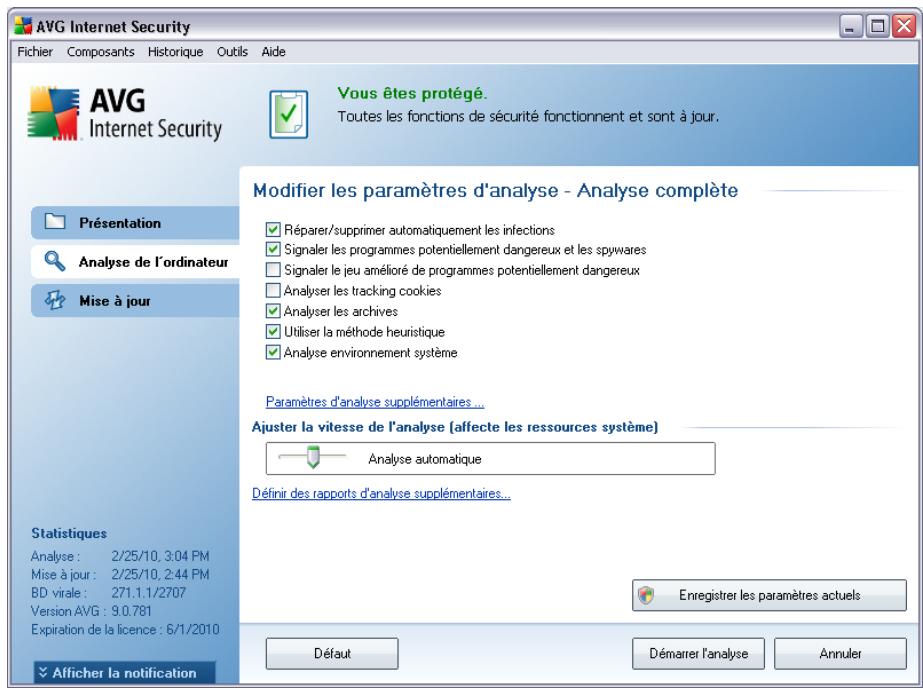 GRISOFT ANTI-VIRUS PLUS PARE-FEU 9.0 - Modification de la configuration de l'analyse - 1