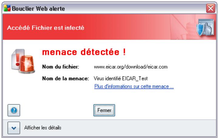 GRISOFT AVG 8.5 ANTI-VIRUS PLUS PARE-FEU - Détection bouclier web - 1