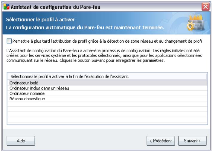 GRISOFT AVG 8.5 ANTI-VIRUS PLUS PARE-FEU - Sélectionner le profil à activer - 1