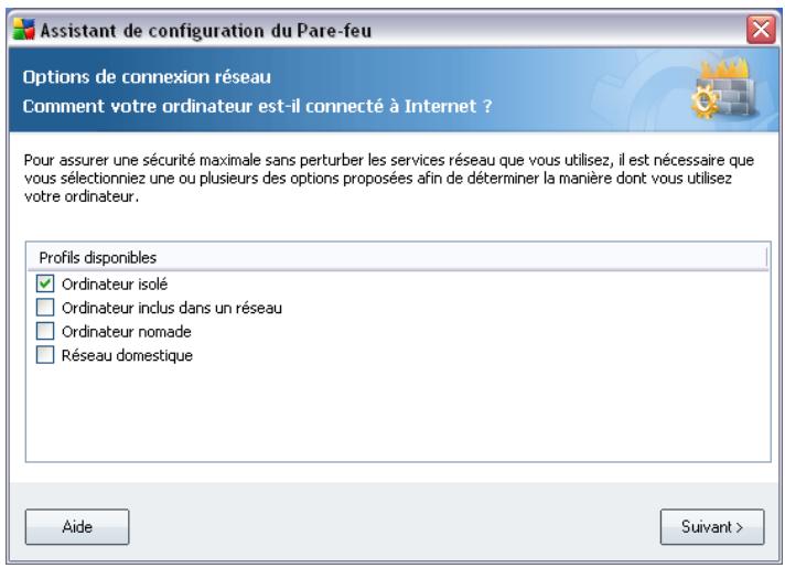 GRISOFT AVG 8.5 ANTI-VIRUS PLUS PARE-FEU - Options de connexion réseau - 1