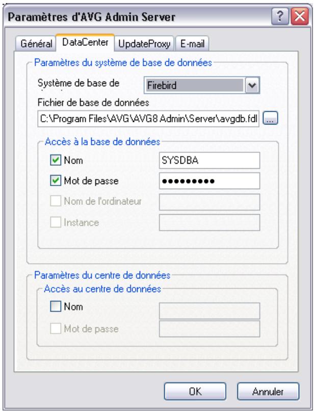 GRISOFT AVG 8.5 ANTIVIRUS - Onglet datacenter - 1