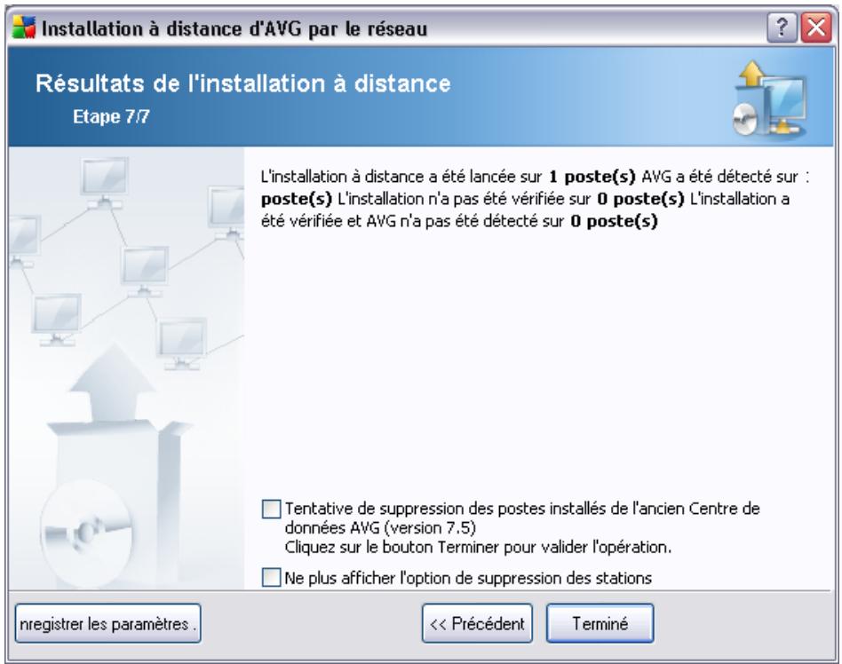 GRISOFT AVG 8.5 ANTIVIRUS - Installation réseau à distance - étapes finales - 4