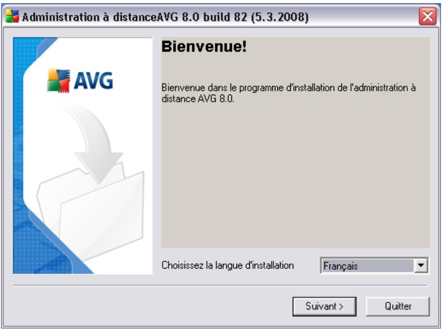 GRISOFT AVG 8.5 ANTIVIRUS - Sélection de la langue - 1