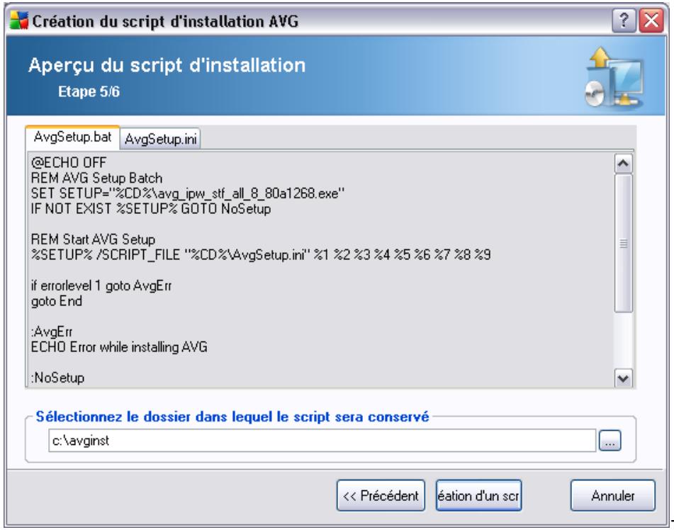 GRISOFT AVG 8.5 ANTIVIRUS - Création du script d'installation d'avg - 5