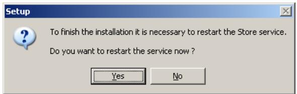 GRISOFT AVG 8.5 EMAIL SERVER EDITION - Redémarrage du service store - 1