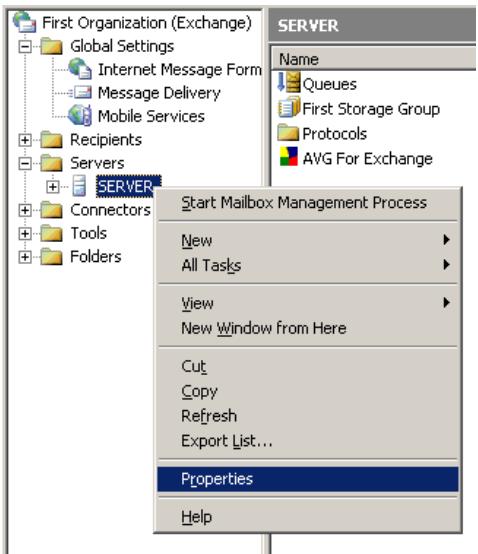 GRISOFT AVG 8.5 EMAIL SERVER EDITION - Journal des événements - 1