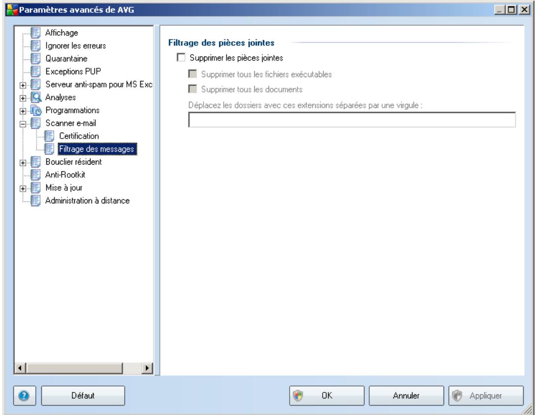 GRISOFT AVG 8.5 EMAIL SERVER EDITION - Filtrage des messages - 1