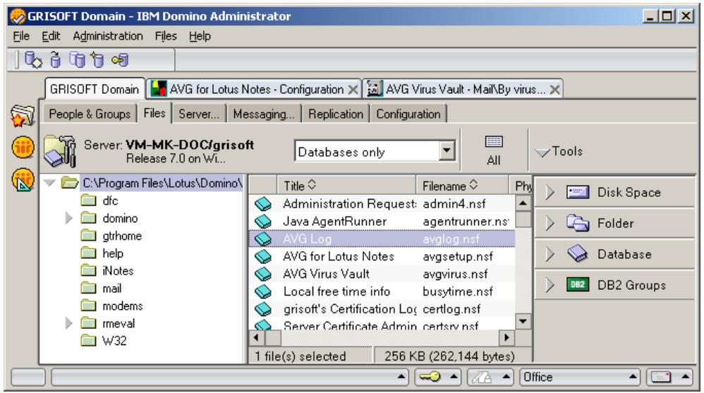 GRISOFT AVG 8.5 EMAIL SERVER EDITION - Fichiers journaux AVG - 1