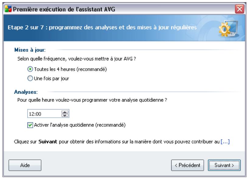 GRISOFT AVG 8.5 INTERNET SECURITY - Programmation des analyses et des mises à jour - 1