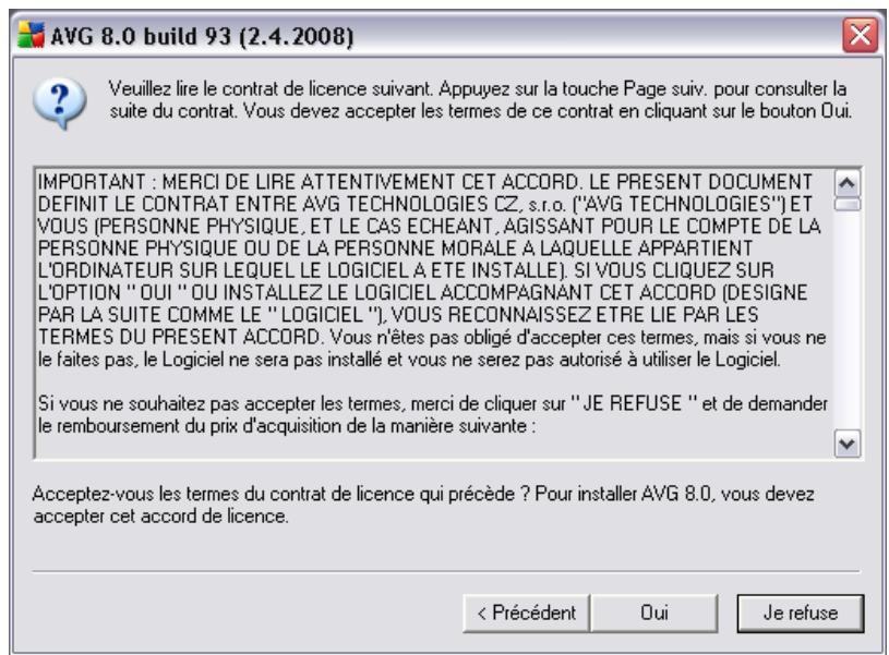 GRISOFT AVG 8.5 INTERNET SECURITY - Contrat de licence - 1